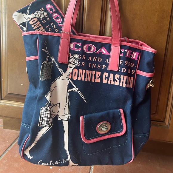 Coach purse bag shoulder bag Bonnie cash graphic tote likenew Y2K vintage wallet